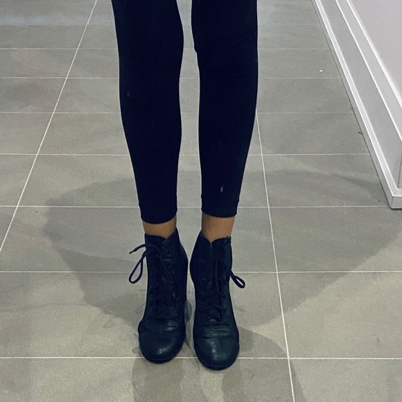 Black Mesh Sneaker Booties - Picture 2 of 4